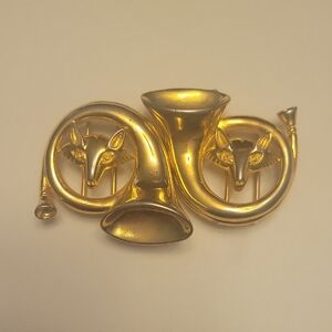 Vintage Dotty Smith Fox Belt Buckle